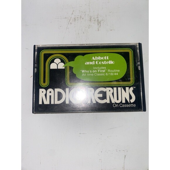 Radio Reruns-Abbott & Costello CASSETTE TAPE-Includes Who's On 1st - Picture 4 of 4